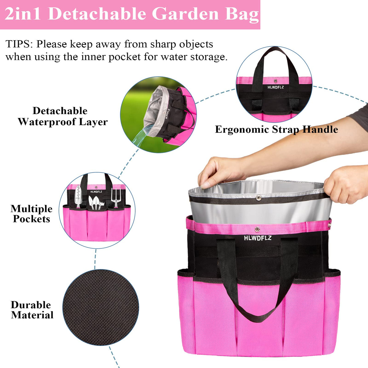 HLWDFLZ small trowel ideal for precise potting and transplanting.