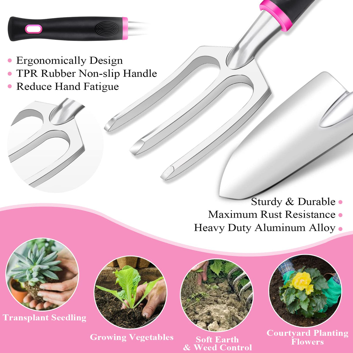 HLWDFLZ Weeder with sharp blades for weed removal in garden cracks.