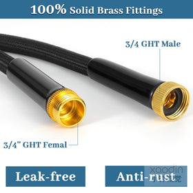 HmiL-U anti-kink technology hose stays flexible for efficient watering and cleaning.