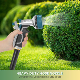 HmiL-U nozzle dial shows eight pattern options for versatile outdoor tasks.