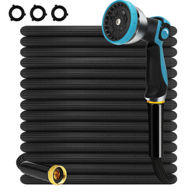 HmiL-U non-expandable hose 50ft ready for reliable watering and long-lasting use