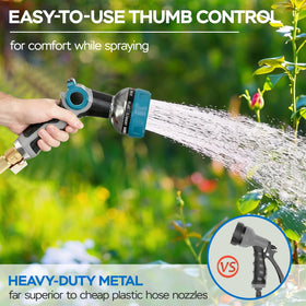 HmiL-U 3/4 inch US standard thread fits standard hoses without adapters.