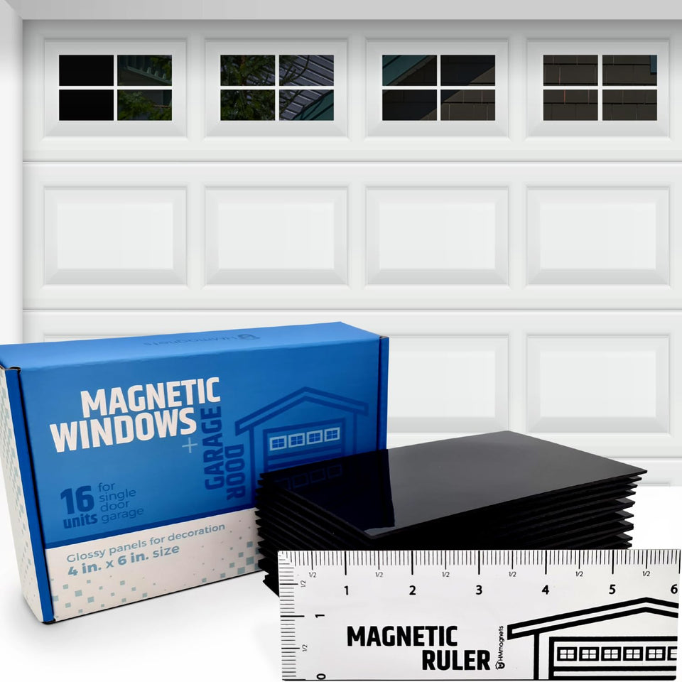 HMmagnets strong glossy windows 4x6 panel enhances curb appeal and realism
