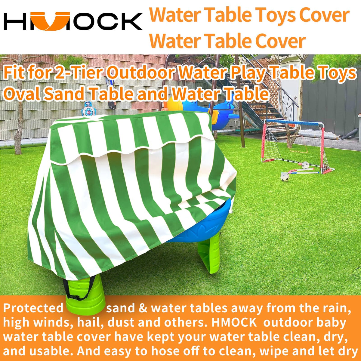 HMOCK water table cover is easy to clean and quick to dry.