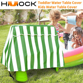 HMOCK Kids Water Table Cover shows UV protection and durable material.