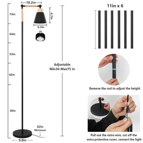 HMVPL six level height adjustment fits tall, medium, and short plants