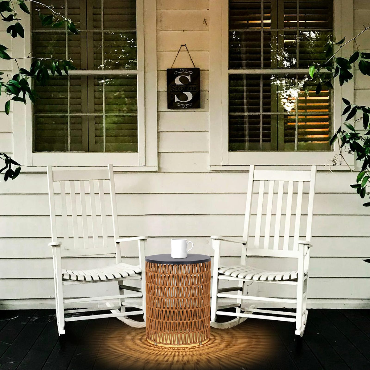 HMVPL versatile end table suitable for indoor spaces like living rooms.