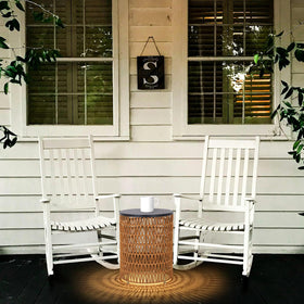 HMVPL versatile end table suitable for indoor spaces like living rooms.
