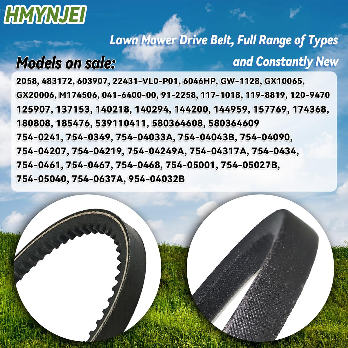 HMYNJEI 539110411 replacement belt in package for quick install