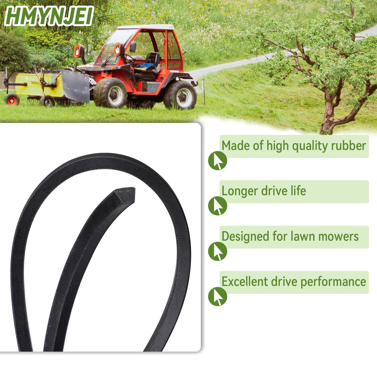 HMYNJEI belt focusing on transmission application and fit