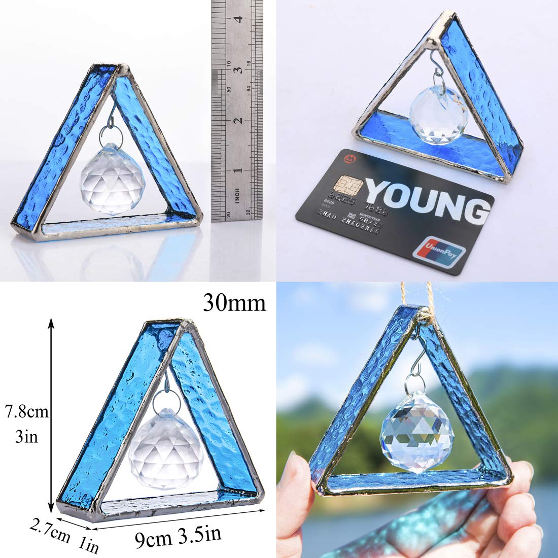 H&D HYALINE & DORA blue window decoration adds mood lighting