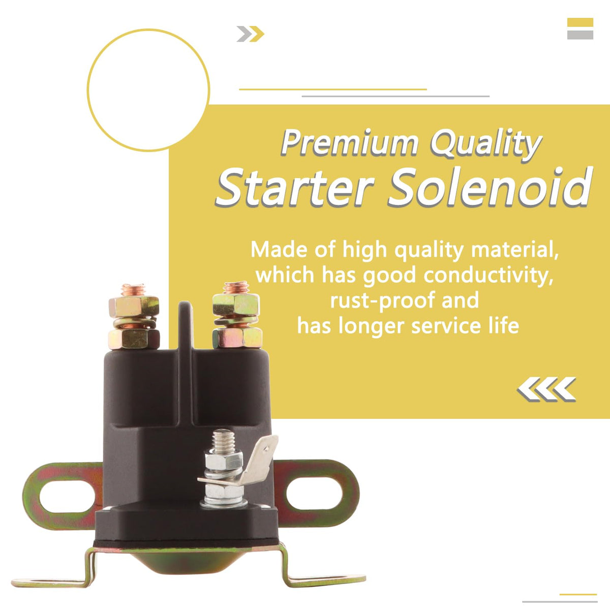 HNeekyr solenoid with copper nut and gasket improves conductivity and durability