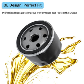 HNeekyr AM125424 oil filter label; cross-reference part numbers for easy lookup.