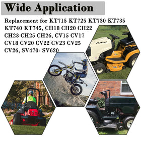HNeekyr Husqvarna compatibility oil filter in-use on a mower