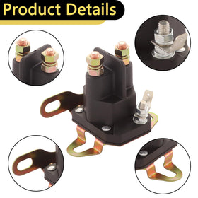 HNeekyr starter solenoid compatible with MZ and MTD for reliable mower starting