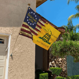 Hnjgno double-sided usa flag with vivid colors