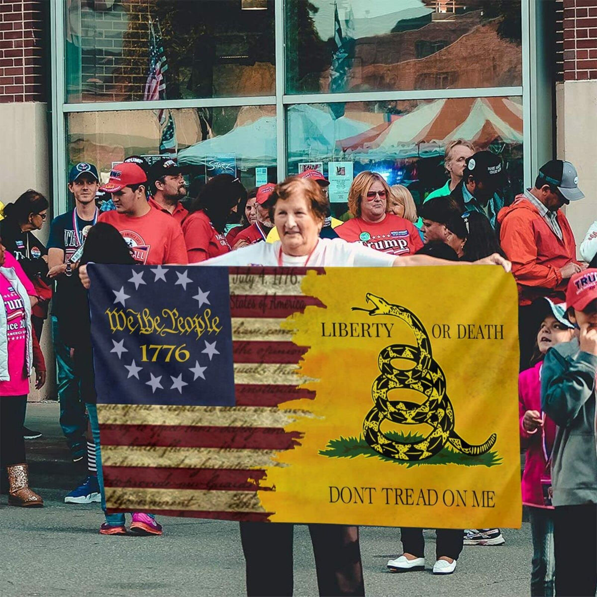 Hnjgno gift flag for patriotic holidays and memorials