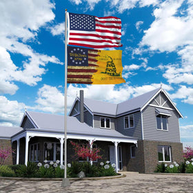 Hnjgno we the people flag mirror print on both sides