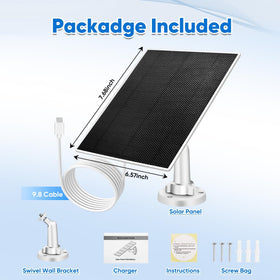 HNncheny weatherproof outdoor solar solution for camera-powered bird feeders.
