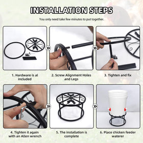 HNONPW multipurpose stand usable as plant or kitchen accessory