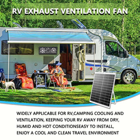 HNRLOY 3500rpm exhaust fan provides strong airflow for quick cooling.