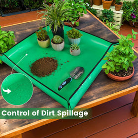 HNXTYAOB foldable garden mat 27x27 ideal for portable indoor repotting