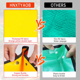 HNXTYAOB foldable design showing compact storage after gardening tasks.