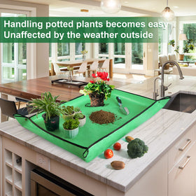 HNXTYAOB potting tray keeps soil contained during transplanting