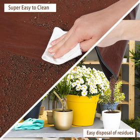 HNXTYAOB repotting mat designed to simplify cleanup after dirt spills