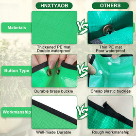 HNXTYAOB succulent-friendly mat catches soil during potting and helps keep surfaces clean