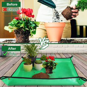 HNXTYAOB waterproof repotting mat 27x27 protecting countertops from soil and spills