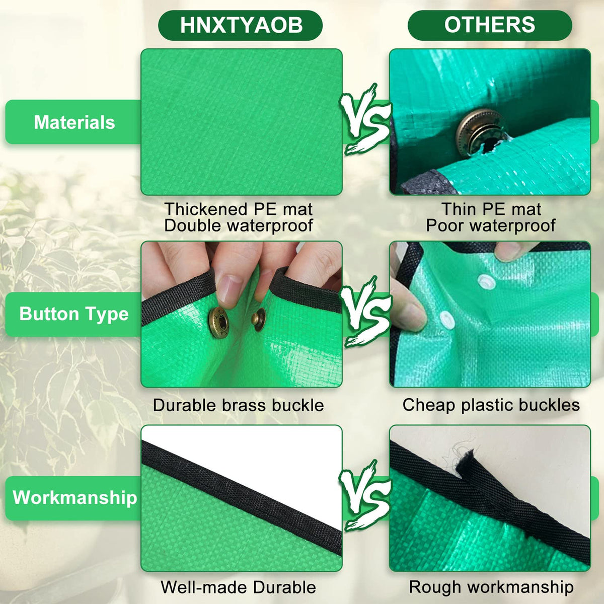 HNXTYAOB foldable potting mat easy to clean and store after gardening.