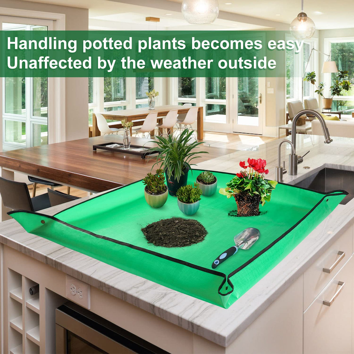HNXTYAOB wide-use potting mat for indoor, patio, and lawn projects.