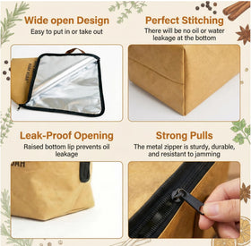 Hoah Hoah BBQ blanket waterproof Tyvek exterior and durable zipper.