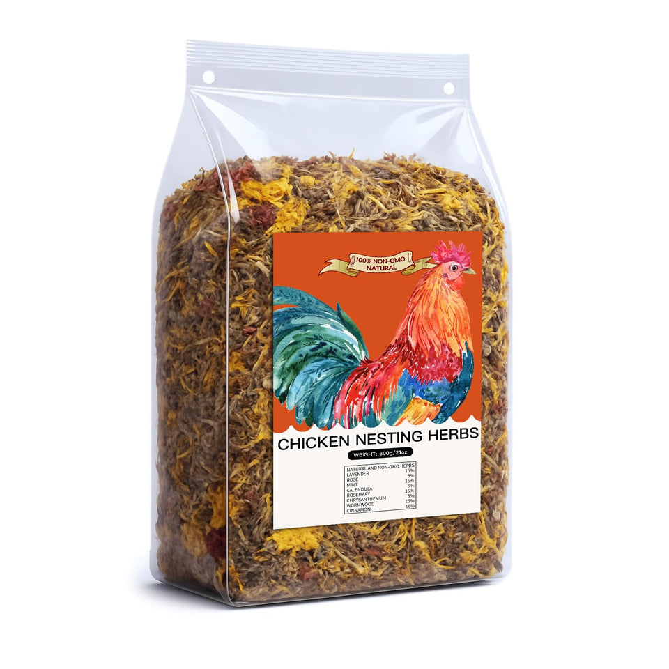 HoazHoald 21oz chicken nesting herbs blend ready to use for natural coop freshness.