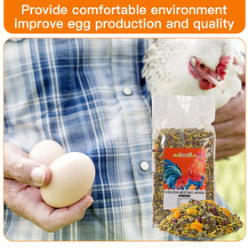 HoazHoald natural non-GMO poultry supplement from herbs supports varied nutrition.