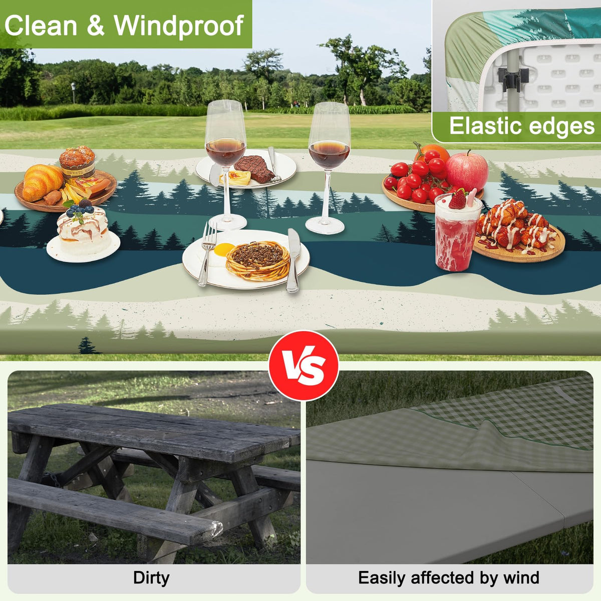 HobbLab built-in storage promotes quick packing and transport after picnics.