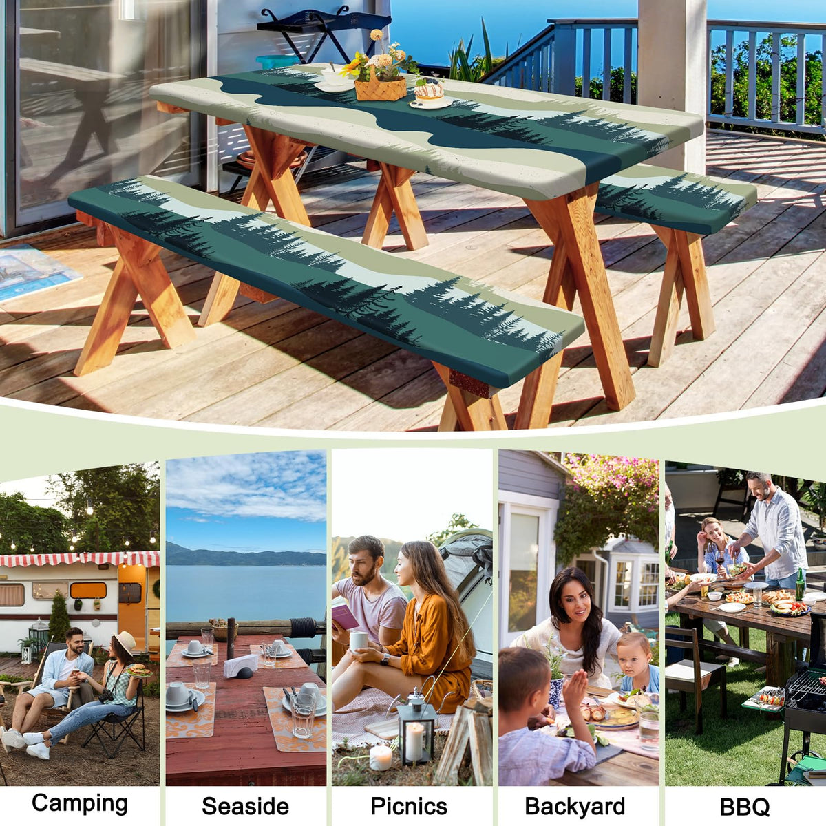 HobbLab versatile table cover suits indoor and outdoor gatherings.