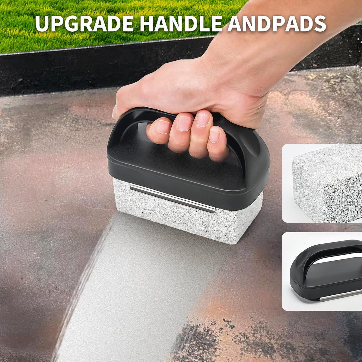 HOBITSTARX anti-slip surface keeps bricks steady during cleaning