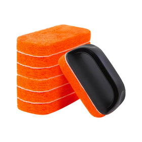 HOBITSTARX kit includes pads and handle for quick after-cook cleanup