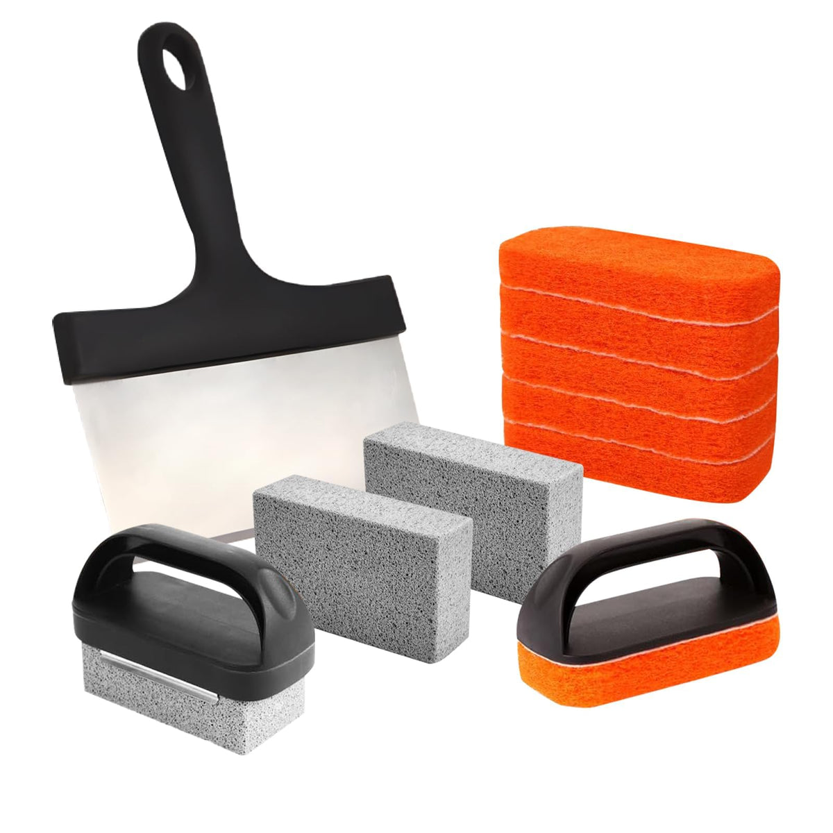 HOBITSTARX cleaning kit display orange organized for storage