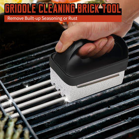 HOBITSTARX cleaning pads in pack orange convenient kitchen cleanup