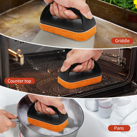 HOBITSTARX ergonomic handles improve grip during heavy scrubbing