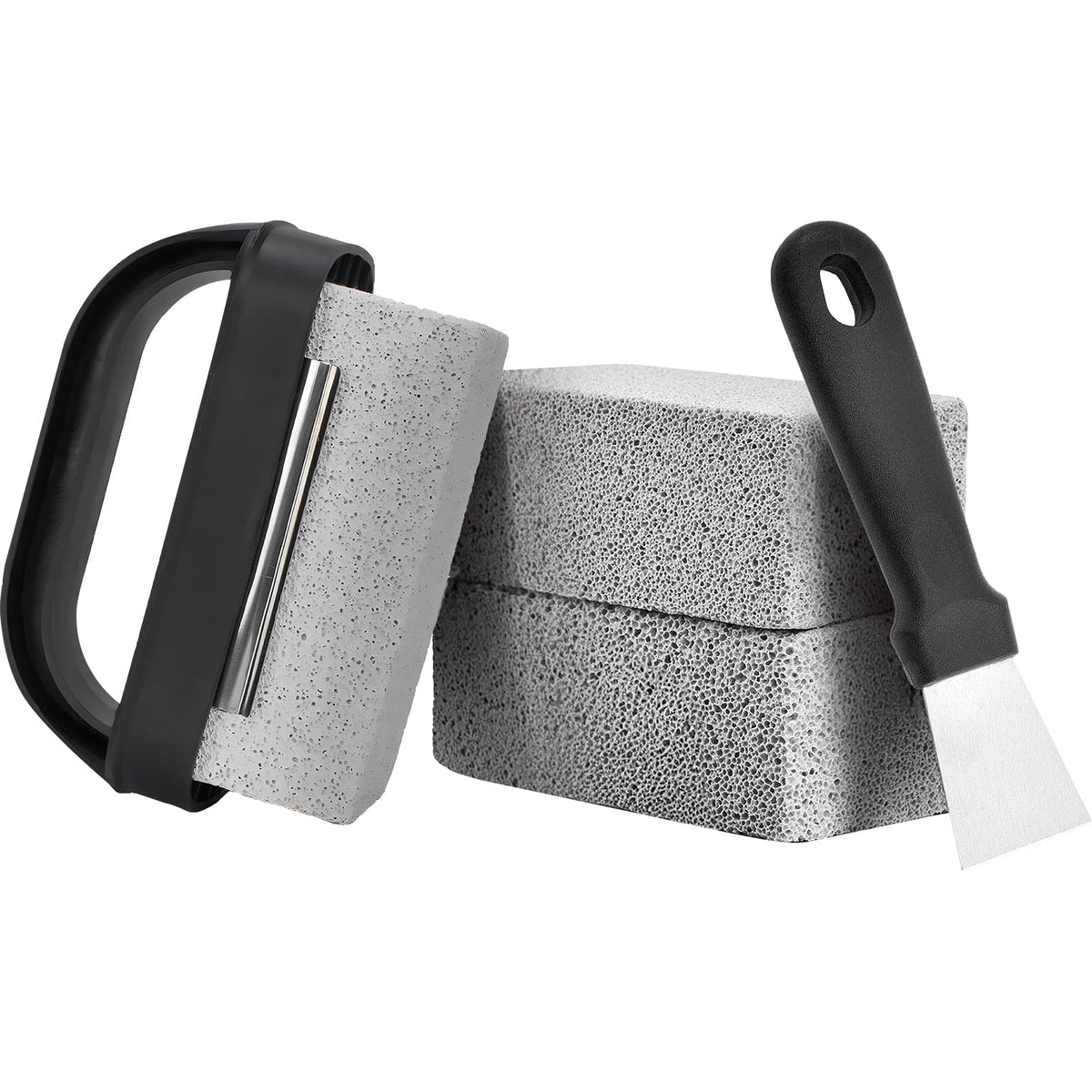 HOBITSTARX complete kit includes scraper and bricks for versatile cleaning