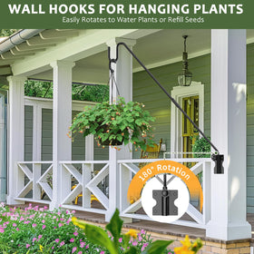 HOBITSTARX weatherproof deck hook bracket offers reliable outdoor mounting for year-round use