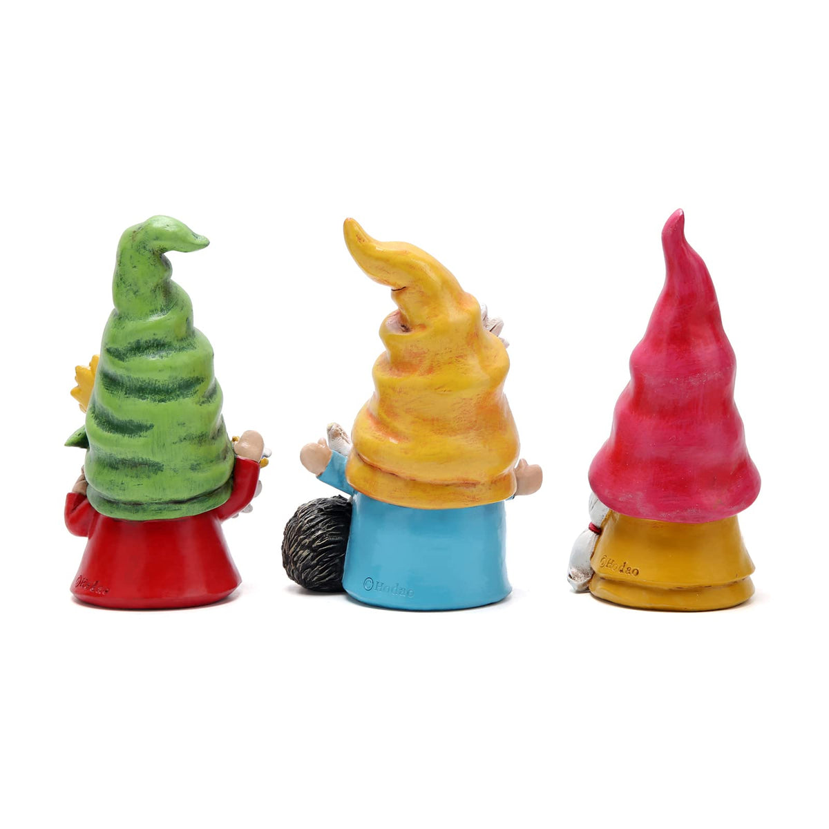 Hodao spring gnome garden decoration brightens yard with playful rustic vibe.
