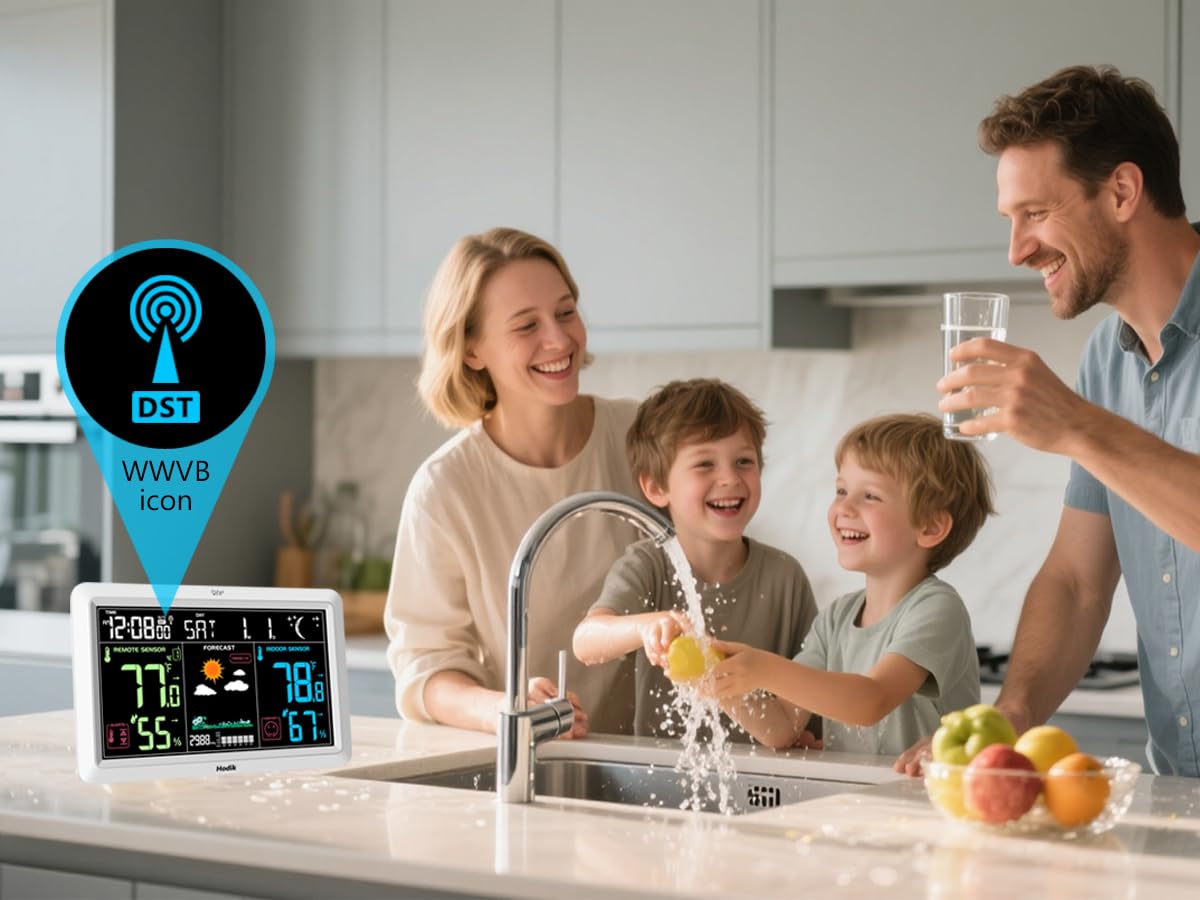 HODIK alarm and snooze feature offers flexible reminders