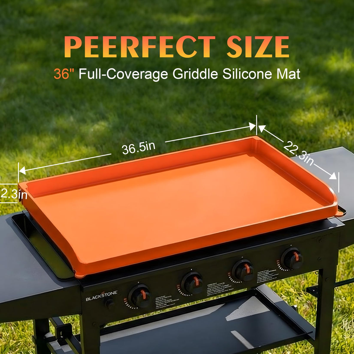 Hodola 360-degree protective barrier around a griddle in outdoor setup
