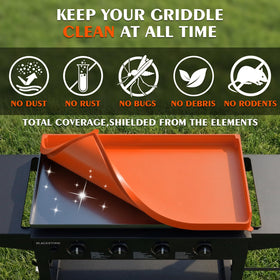 Hodola silicone griddle cover close-up showing durable material for long-term use