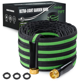 HODUP 75FT hose coiled for easy storage and quick setup.
